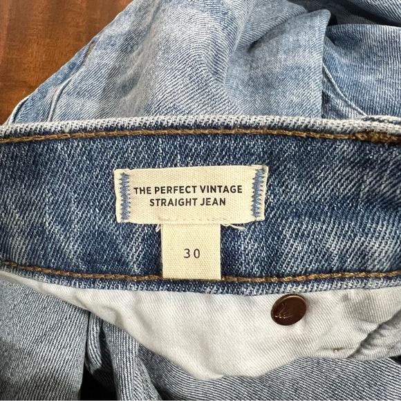 Madewell The Perfect Vintage Straight Jean in Reinhart Wash Size 30 - Picture 6 of 12